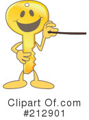 Key Mascot Clipart #212901 by Mascot Junction