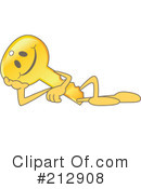 Key Mascot Clipart #212908 by Mascot Junction