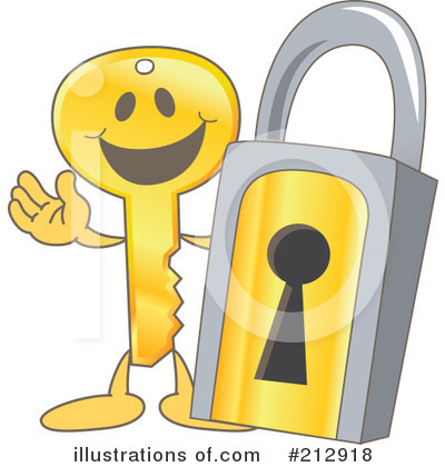 Key Mascot Clipart #212918 by Toons4Biz