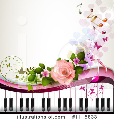 Piano Keyboard Clipart #1115833 by merlinul