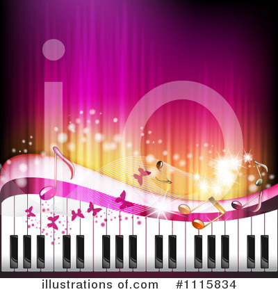 Piano Keyboard Clipart #1115834 by merlinul