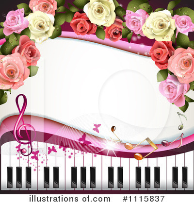 Piano Keyboard Clipart #1115837 by merlinul