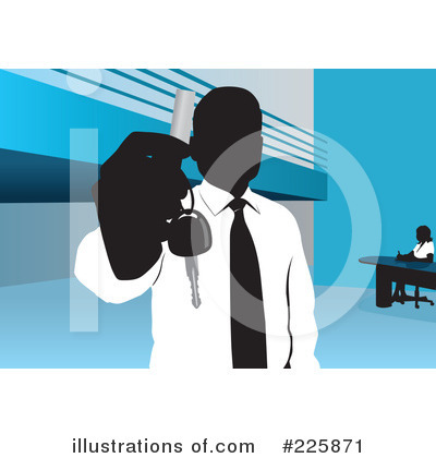 Business Man Clipart #225871 by David Rey