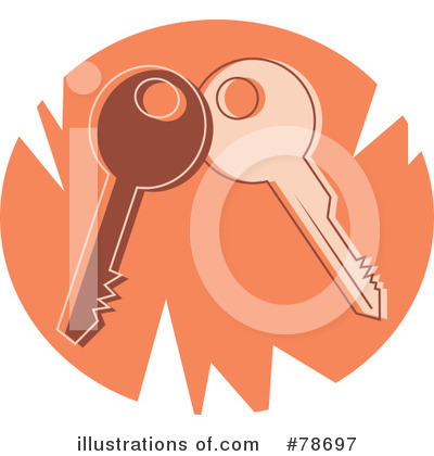 Royalty-Free (RF) Keys Clipart Illustration by Prawny - Stock Sample #78697