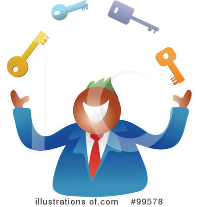 Royalty-Free (RF) Keys Clipart Illustration by Prawny - Stock Sample #99578