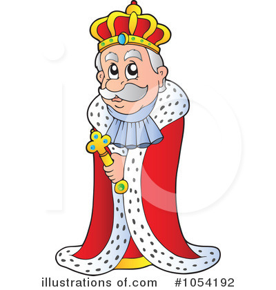 Royalty-Free (RF) King Clipart Illustration by visekart - Stock Sample #1054192
