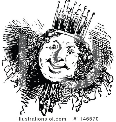 Royalty-Free (RF) King Clipart Illustration by Prawny Vintage - Stock Sample #1146570
