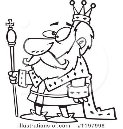 Royalty-Free (RF) King Clipart Illustration by toonaday - Stock Sample #1197996