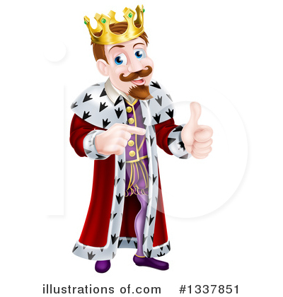 Royalty-Free (RF) King Clipart Illustration by AtStockIllustration - Stock Sample #1337851