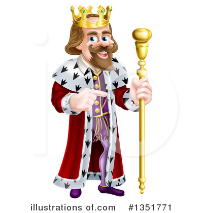 Royalty-Free (RF) King Clipart Illustration by AtStockIllustration - Stock Sample #1351771