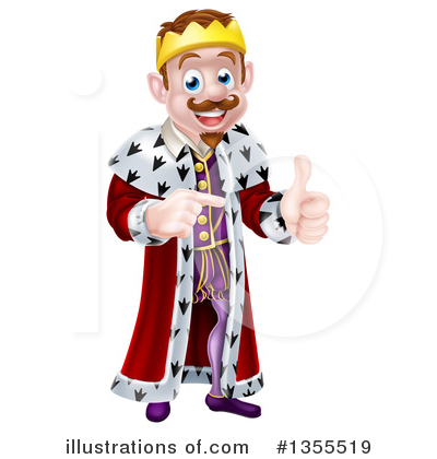 Royalty-Free (RF) King Clipart Illustration by AtStockIllustration - Stock Sample #1355519