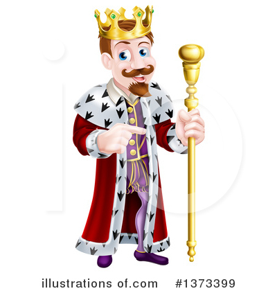 Royalty-Free (RF) King Clipart Illustration by AtStockIllustration - Stock Sample #1373399