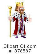 King Clipart #1378587 by AtStockIllustration