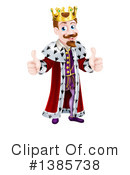 King Clipart #1385738 by AtStockIllustration