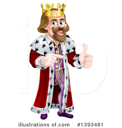 Royalty-Free (RF) King Clipart Illustration by AtStockIllustration - Stock Sample #1393481