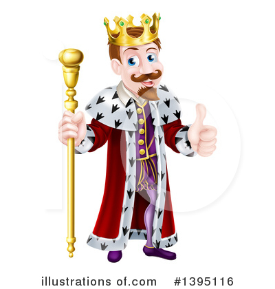 Royalty-Free (RF) King Clipart Illustration by AtStockIllustration - Stock Sample #1395116