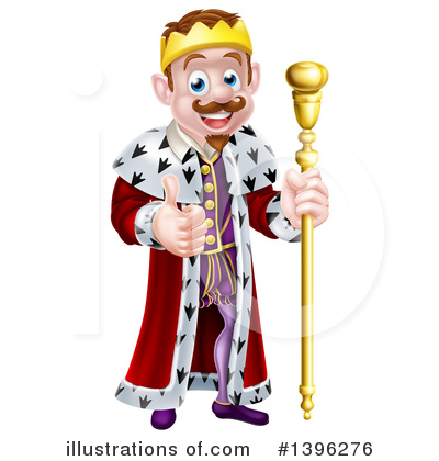 Royalty-Free (RF) King Clipart Illustration by AtStockIllustration - Stock Sample #1396276