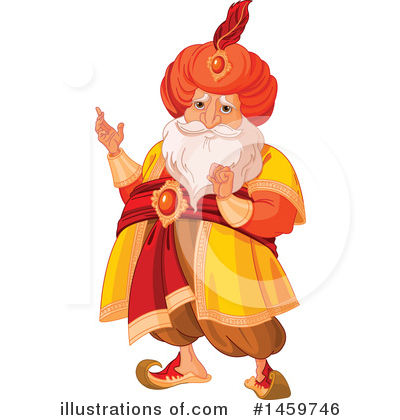 Royalty-Free (RF) King Clipart Illustration by Pushkin - Stock Sample #1459746
