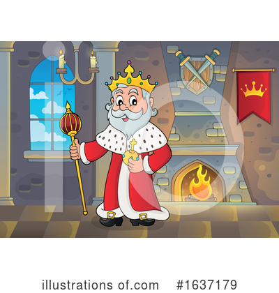 Royalty-Free (RF) King Clipart Illustration by visekart - Stock Sample #1637179