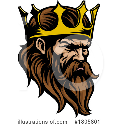 Royalty-Free (RF) King Clipart Illustration by AtStockIllustration - Stock Sample #1805801