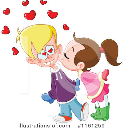 Royalty-Free (RF) Kiss Clipart Illustration by yayayoyo - Stock Sample #1161259