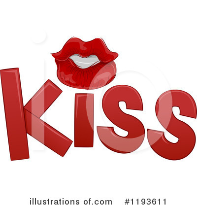 Royalty-Free (RF) Kiss Clipart Illustration by BNP Design Studio - Stock Sample #1193611