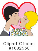 Kissing Clipart #1092960 by Maria Bell