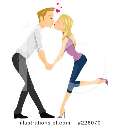 Royalty-Free (RF) Kissing Clipart Illustration by BNP Design Studio - Stock Sample #226070