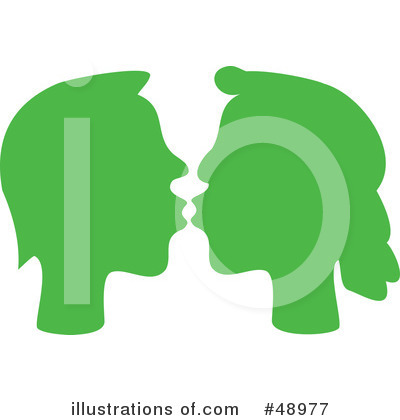 Royalty-Free (RF) Kissing Clipart Illustration by Prawny - Stock Sample #48977