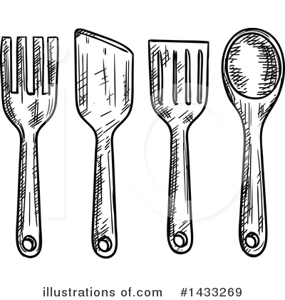 Royalty-Free (RF) Kitchen Clipart Illustration by Vector Tradition SM - Stock Sample #1433269