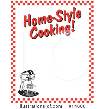 Royalty-Free (RF) Kitchen Clipart Illustration by Andy Nortnik - Stock Sample #14686