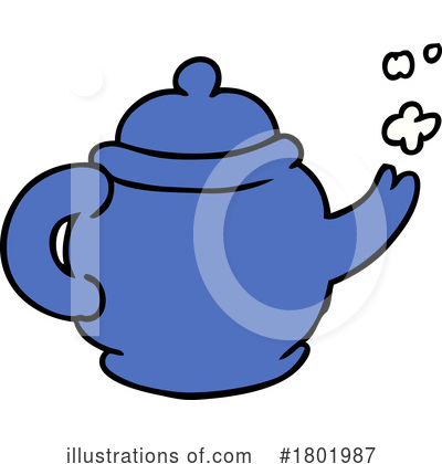 Tea Pot Clipart #1801987 by lineartestpilot