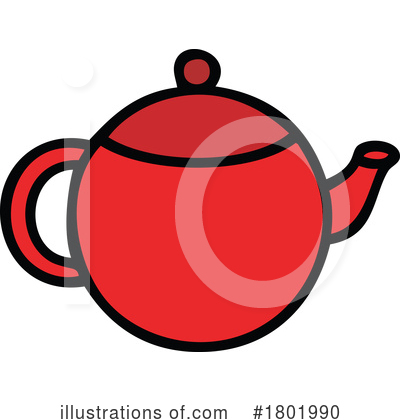 Tea Pot Clipart #1801990 by lineartestpilot