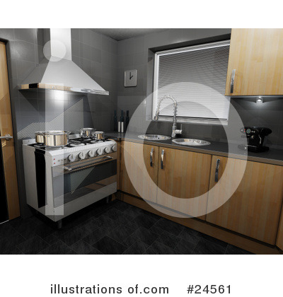 Kitchen Clipart #24561 by KJ Pargeter