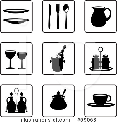 Salt And Pepper Shakers Clipart #59068 by Frisko