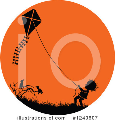 Royalty-Free (RF) Kite Clipart Illustration by pauloribau - Stock Sample #1240607
