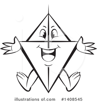 Royalty-Free (RF) Kite Clipart Illustration by Lal Perera - Stock Sample #1408545