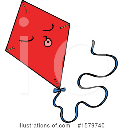 Kite Clipart #1579740 by lineartestpilot