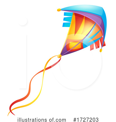Royalty-Free (RF) Kite Clipart Illustration by Vector Tradition SM - Stock Sample #1727203
