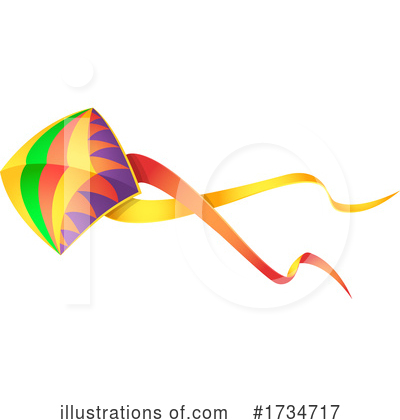Royalty-Free (RF) Kite Clipart Illustration by Vector Tradition SM - Stock Sample #1734717