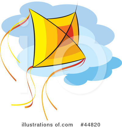 Royalty-Free (RF) Kite Clipart Illustration by Lal Perera - Stock Sample #44820