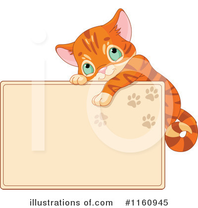 Royalty-Free (RF) Kitten Clipart Illustration by Pushkin - Stock Sample #1160945