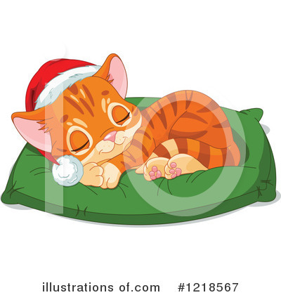 Royalty-Free (RF) Kitten Clipart Illustration by Pushkin - Stock Sample #1218567