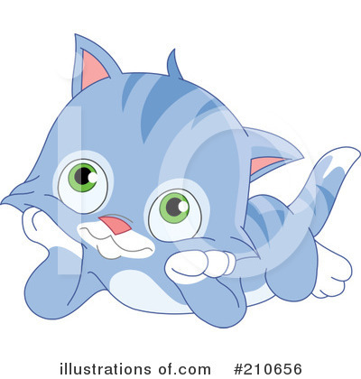 Royalty-Free (RF) Kitten Clipart Illustration by yayayoyo - Stock Sample #210656