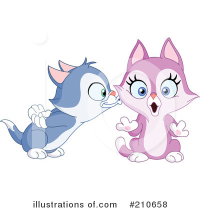 Royalty-Free (RF) Kitten Clipart Illustration by yayayoyo - Stock Sample #210658