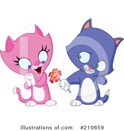 Royalty-Free (RF) Kitten Clipart Illustration by yayayoyo - Stock Sample #210659
