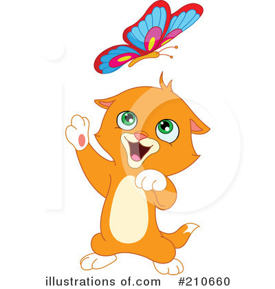 Royalty-Free (RF) Kitten Clipart Illustration by yayayoyo - Stock Sample #210660