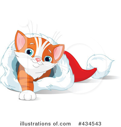 Royalty-Free (RF) Kitten Clipart Illustration by Pushkin - Stock Sample #434543