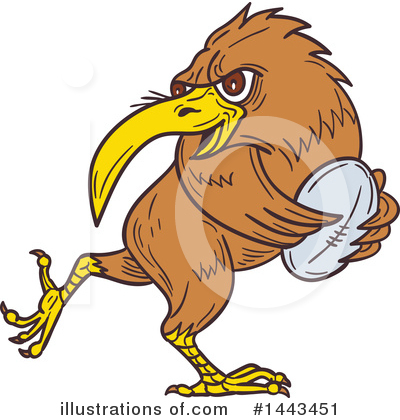 Kiwi Bird Clipart #1443451 by patrimonio