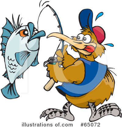 Fishing Clipart #65072 by Dennis Holmes Designs